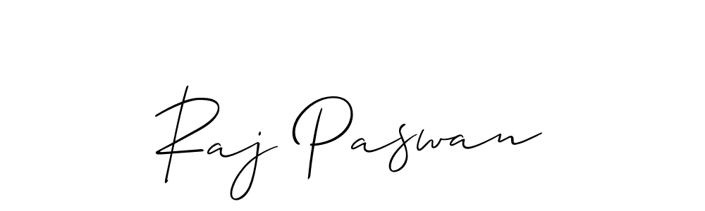 Create a beautiful signature design for name Raj Paswan. With this signature (Allison_Script) fonts, you can make a handwritten signature for free. Raj Paswan signature style 2 images and pictures png