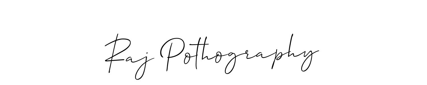 How to Draw Raj Pothography signature style? Allison_Script is a latest design signature styles for name Raj Pothography. Raj Pothography signature style 2 images and pictures png