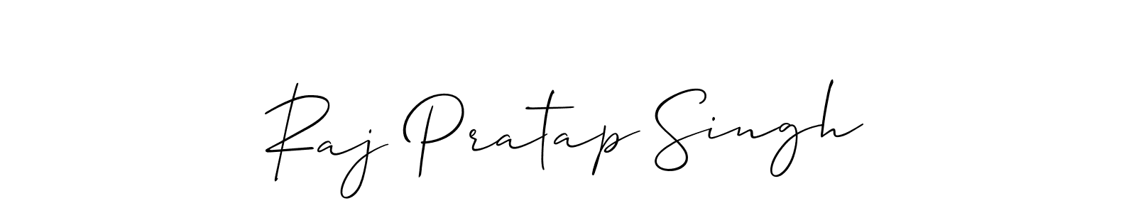if you are searching for the best signature style for your name Raj Pratap Singh. so please give up your signature search. here we have designed multiple signature styles  using Allison_Script. Raj Pratap Singh signature style 2 images and pictures png