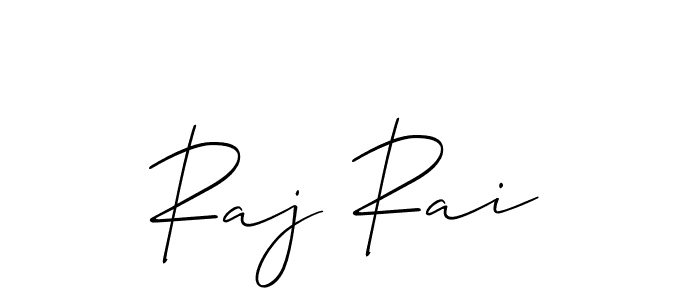 The best way (Allison_Script) to make a short signature is to pick only two or three words in your name. The name Raj Rai include a total of six letters. For converting this name. Raj Rai signature style 2 images and pictures png