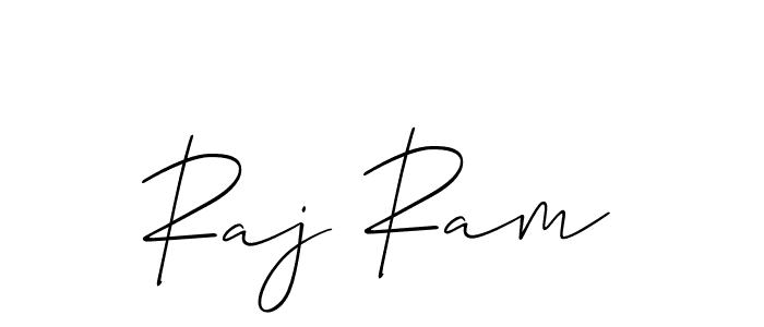 Design your own signature with our free online signature maker. With this signature software, you can create a handwritten (Allison_Script) signature for name Raj Ram. Raj Ram signature style 2 images and pictures png