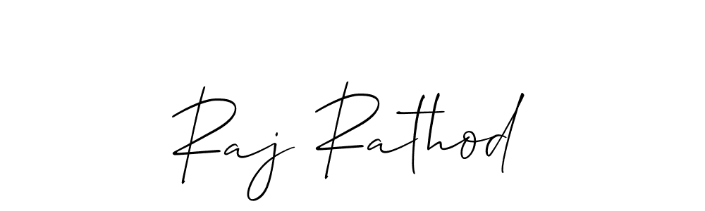 Also You can easily find your signature by using the search form. We will create Raj Rathod name handwritten signature images for you free of cost using Allison_Script sign style. Raj Rathod signature style 2 images and pictures png