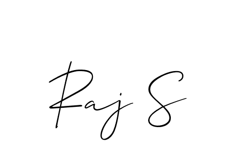 Also You can easily find your signature by using the search form. We will create Raj S name handwritten signature images for you free of cost using Allison_Script sign style. Raj S signature style 2 images and pictures png