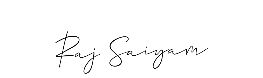You can use this online signature creator to create a handwritten signature for the name Raj Saiyam. This is the best online autograph maker. Raj Saiyam signature style 2 images and pictures png