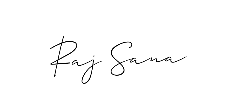 Once you've used our free online signature maker to create your best signature Allison_Script style, it's time to enjoy all of the benefits that Raj Sana name signing documents. Raj Sana signature style 2 images and pictures png