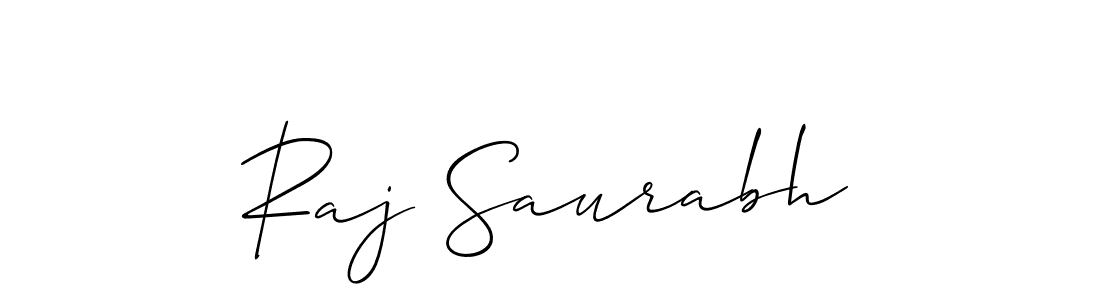 Best and Professional Signature Style for Raj Saurabh. Allison_Script Best Signature Style Collection. Raj Saurabh signature style 2 images and pictures png