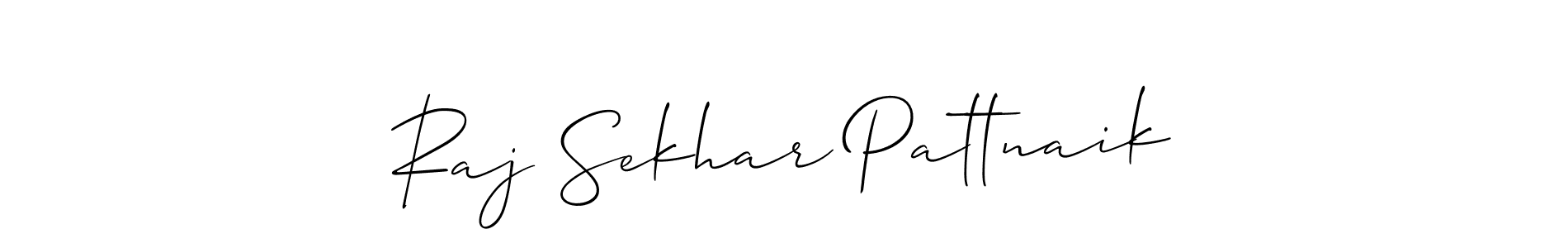 This is the best signature style for the Raj Sekhar Pattnaik name. Also you like these signature font (Allison_Script). Mix name signature. Raj Sekhar Pattnaik signature style 2 images and pictures png