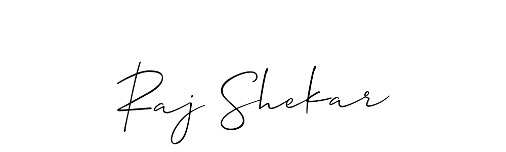 How to make Raj Shekar signature? Allison_Script is a professional autograph style. Create handwritten signature for Raj Shekar name. Raj Shekar signature style 2 images and pictures png