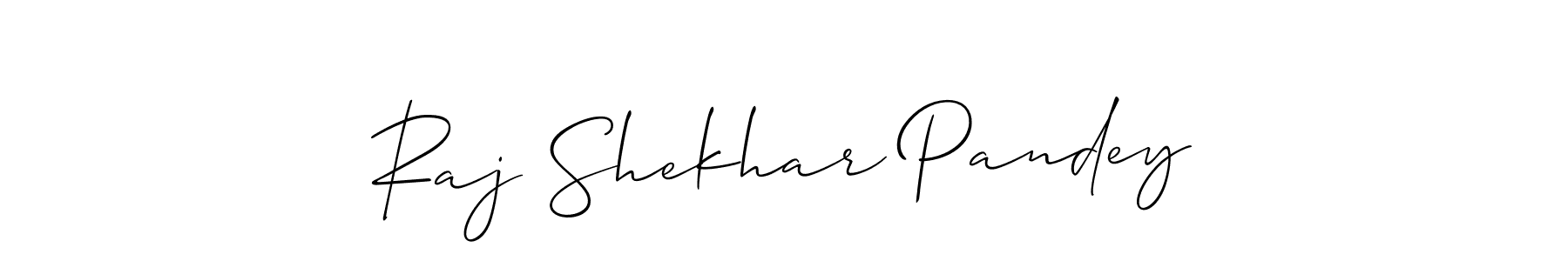 You can use this online signature creator to create a handwritten signature for the name Raj Shekhar Pandey. This is the best online autograph maker. Raj Shekhar Pandey signature style 2 images and pictures png