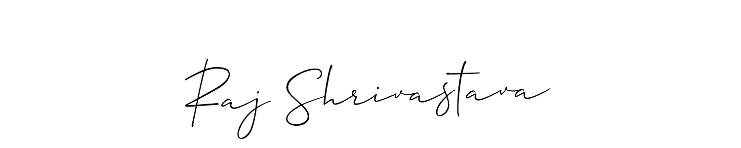 Also we have Raj Shrivastava name is the best signature style. Create professional handwritten signature collection using Allison_Script autograph style. Raj Shrivastava signature style 2 images and pictures png