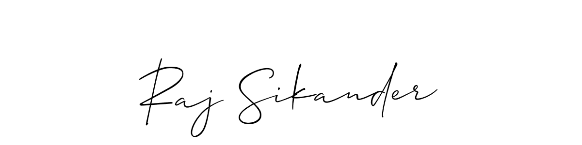 Make a beautiful signature design for name Raj Sikander. Use this online signature maker to create a handwritten signature for free. Raj Sikander signature style 2 images and pictures png