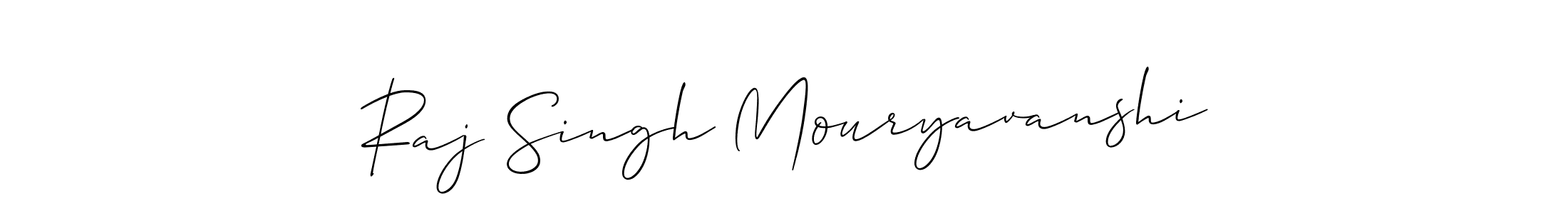 Make a beautiful signature design for name Raj Singh Mouryavanshi. With this signature (Allison_Script) style, you can create a handwritten signature for free. Raj Singh Mouryavanshi signature style 2 images and pictures png