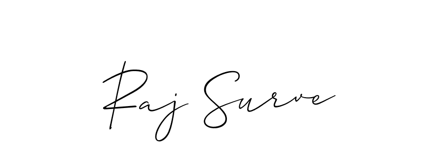 Also You can easily find your signature by using the search form. We will create Raj Surve name handwritten signature images for you free of cost using Allison_Script sign style. Raj Surve signature style 2 images and pictures png