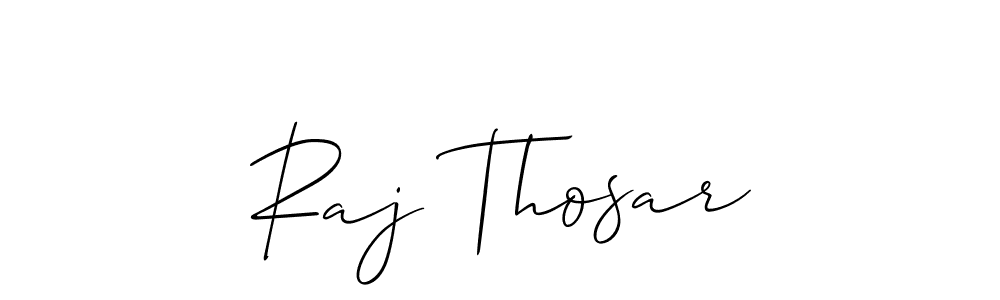 Once you've used our free online signature maker to create your best signature Allison_Script style, it's time to enjoy all of the benefits that Raj Thosar name signing documents. Raj Thosar signature style 2 images and pictures png