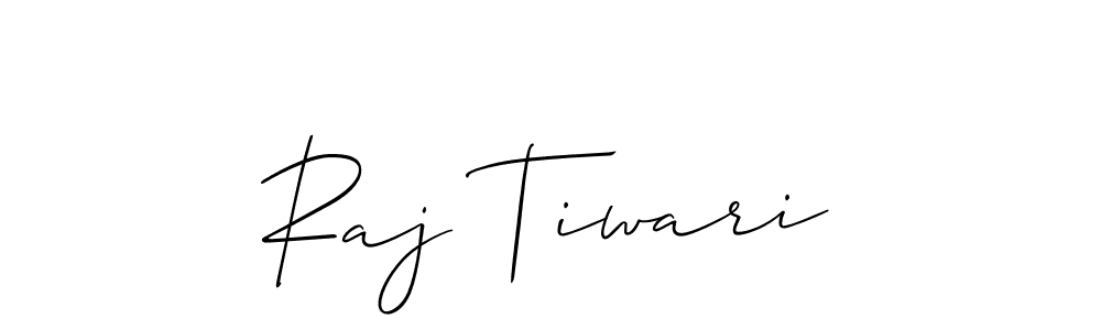 Allison_Script is a professional signature style that is perfect for those who want to add a touch of class to their signature. It is also a great choice for those who want to make their signature more unique. Get Raj Tiwari name to fancy signature for free. Raj Tiwari signature style 2 images and pictures png