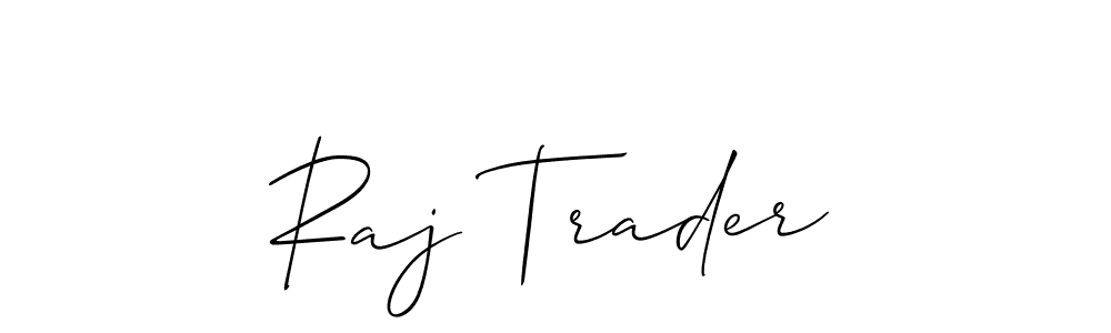 You should practise on your own different ways (Allison_Script) to write your name (Raj Trader) in signature. don't let someone else do it for you. Raj Trader signature style 2 images and pictures png