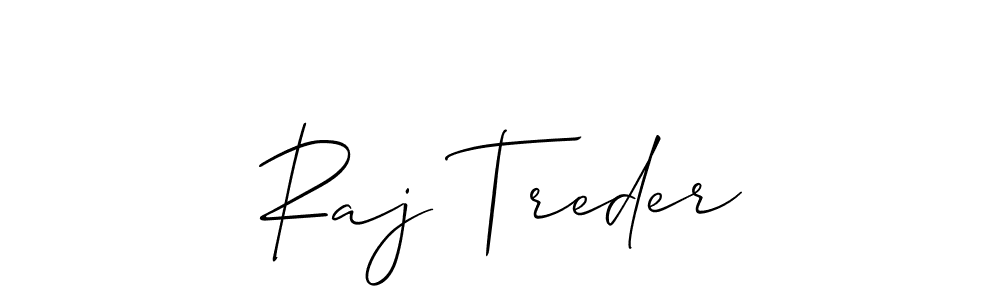 Allison_Script is a professional signature style that is perfect for those who want to add a touch of class to their signature. It is also a great choice for those who want to make their signature more unique. Get Raj Treder name to fancy signature for free. Raj Treder signature style 2 images and pictures png