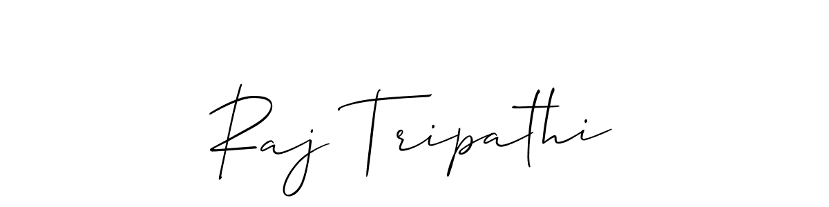 How to make Raj Tripathi signature? Allison_Script is a professional autograph style. Create handwritten signature for Raj Tripathi name. Raj Tripathi signature style 2 images and pictures png