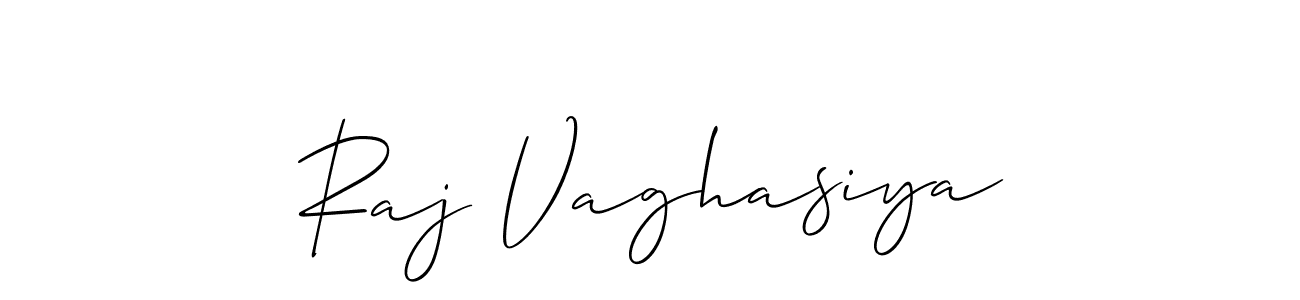 The best way (Allison_Script) to make a short signature is to pick only two or three words in your name. The name Raj Vaghasiya include a total of six letters. For converting this name. Raj Vaghasiya signature style 2 images and pictures png