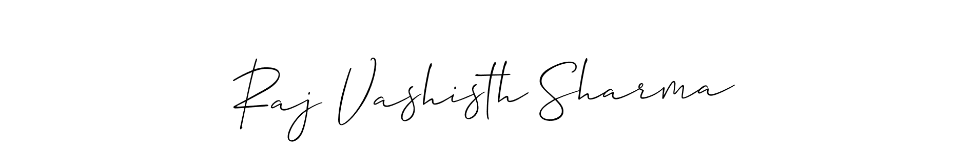 Once you've used our free online signature maker to create your best signature Allison_Script style, it's time to enjoy all of the benefits that Raj Vashisth Sharma name signing documents. Raj Vashisth Sharma signature style 2 images and pictures png