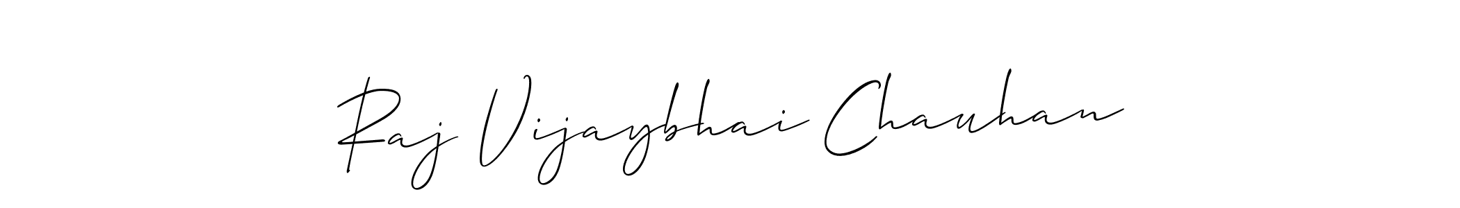 Similarly Allison_Script is the best handwritten signature design. Signature creator online .You can use it as an online autograph creator for name Raj Vijaybhai Chauhan. Raj Vijaybhai Chauhan signature style 2 images and pictures png