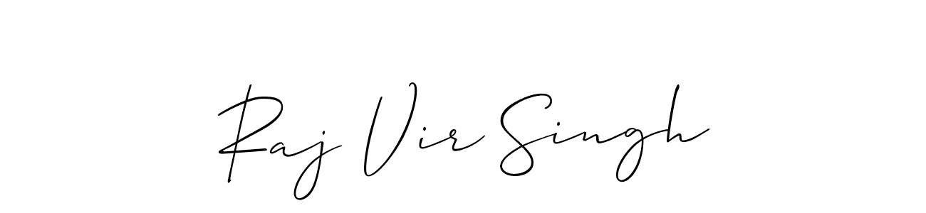 Design your own signature with our free online signature maker. With this signature software, you can create a handwritten (Allison_Script) signature for name Raj Vir Singh. Raj Vir Singh signature style 2 images and pictures png