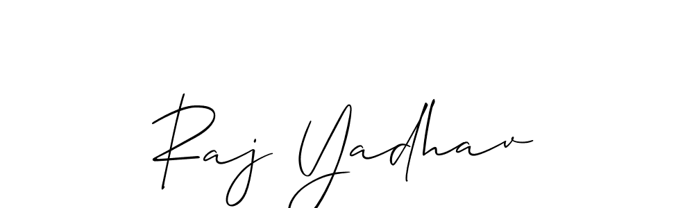 Make a beautiful signature design for name Raj Yadhav. Use this online signature maker to create a handwritten signature for free. Raj Yadhav signature style 2 images and pictures png