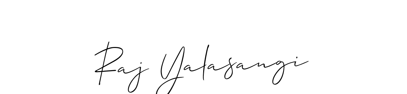 Best and Professional Signature Style for Raj Yalasangi. Allison_Script Best Signature Style Collection. Raj Yalasangi signature style 2 images and pictures png