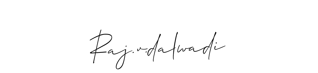 You can use this online signature creator to create a handwritten signature for the name Raj.v.dalwadi. This is the best online autograph maker. Raj.v.dalwadi signature style 2 images and pictures png