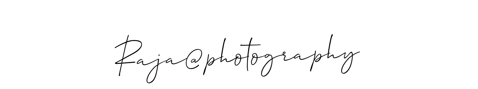 Make a beautiful signature design for name Raja@photography. Use this online signature maker to create a handwritten signature for free. Raja@photography signature style 2 images and pictures png