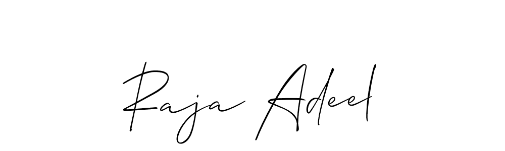 Here are the top 10 professional signature styles for the name Raja Adeel. These are the best autograph styles you can use for your name. Raja Adeel signature style 2 images and pictures png