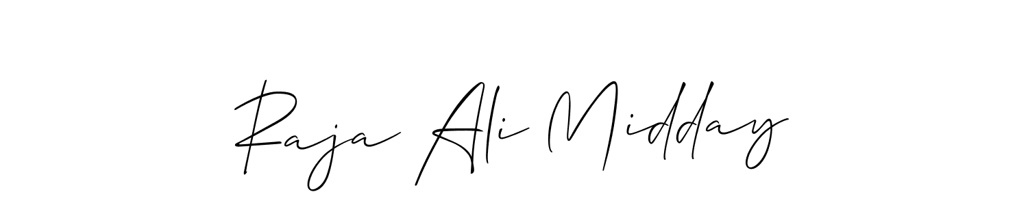 Check out images of Autograph of Raja Ali Midday name. Actor Raja Ali Midday Signature Style. Allison_Script is a professional sign style online. Raja Ali Midday signature style 2 images and pictures png