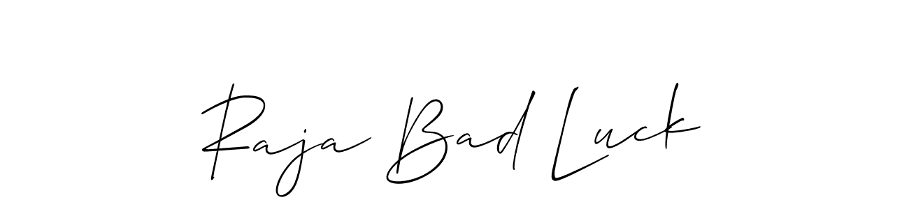 Once you've used our free online signature maker to create your best signature Allison_Script style, it's time to enjoy all of the benefits that Raja Bad Luck name signing documents. Raja Bad Luck signature style 2 images and pictures png