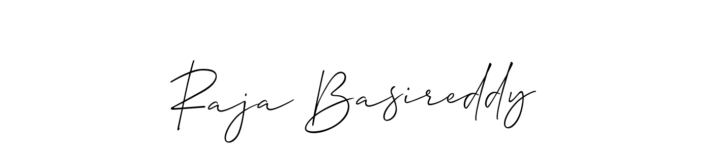 Make a beautiful signature design for name Raja Basireddy. Use this online signature maker to create a handwritten signature for free. Raja Basireddy signature style 2 images and pictures png