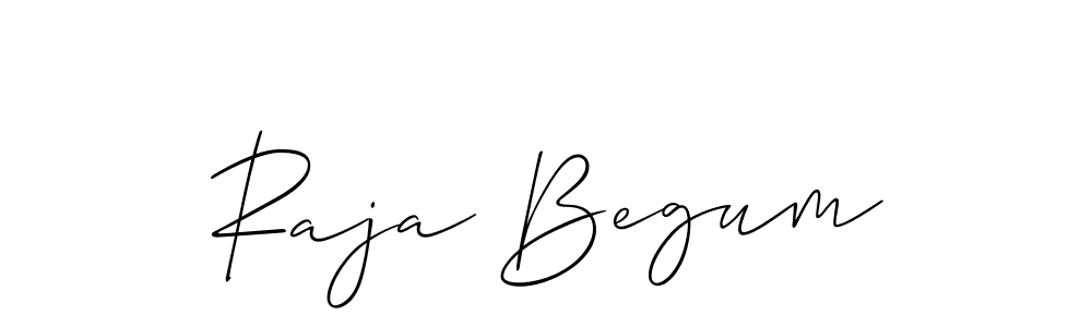 Make a short Raja Begum signature style. Manage your documents anywhere anytime using Allison_Script. Create and add eSignatures, submit forms, share and send files easily. Raja Begum signature style 2 images and pictures png