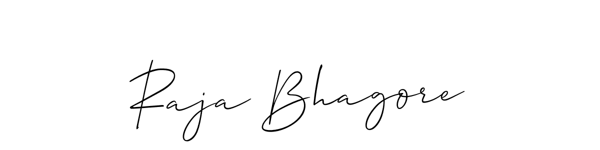 Make a beautiful signature design for name Raja Bhagore. Use this online signature maker to create a handwritten signature for free. Raja Bhagore signature style 2 images and pictures png