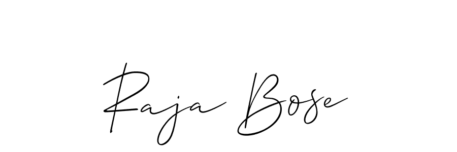 Also You can easily find your signature by using the search form. We will create Raja Bose name handwritten signature images for you free of cost using Allison_Script sign style. Raja Bose signature style 2 images and pictures png