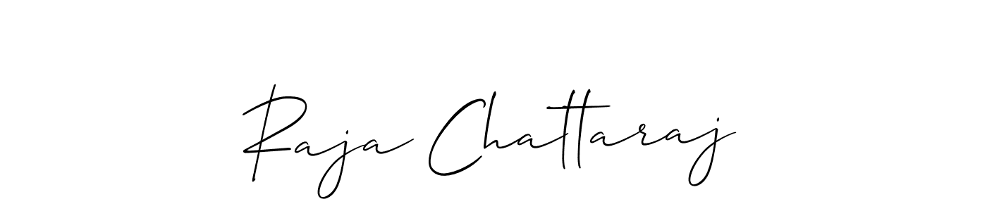 Make a beautiful signature design for name Raja Chattaraj. With this signature (Allison_Script) style, you can create a handwritten signature for free. Raja Chattaraj signature style 2 images and pictures png