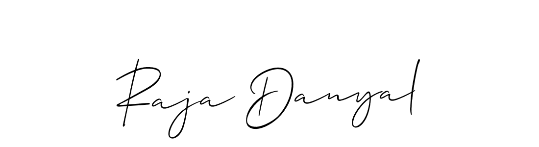 This is the best signature style for the Raja Danyal name. Also you like these signature font (Allison_Script). Mix name signature. Raja Danyal signature style 2 images and pictures png