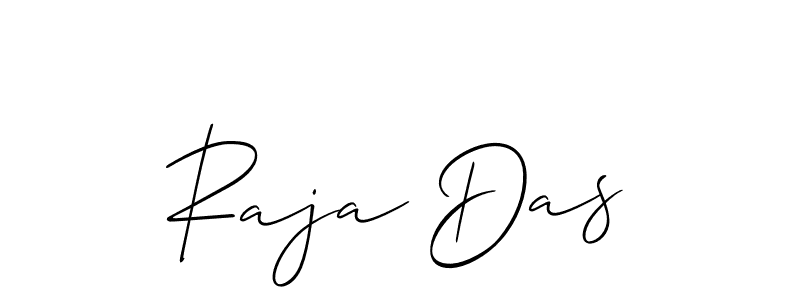 You should practise on your own different ways (Allison_Script) to write your name (Raja Das) in signature. don't let someone else do it for you. Raja Das signature style 2 images and pictures png