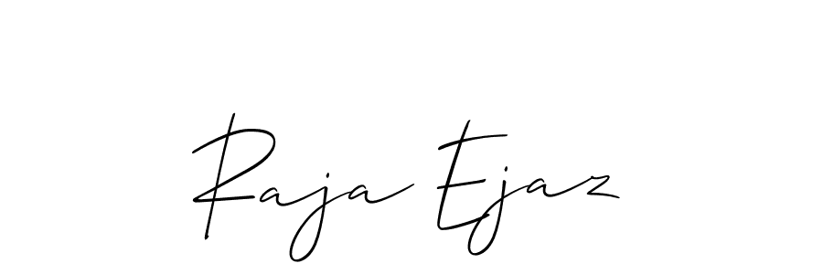 You can use this online signature creator to create a handwritten signature for the name Raja Ejaz. This is the best online autograph maker. Raja Ejaz signature style 2 images and pictures png