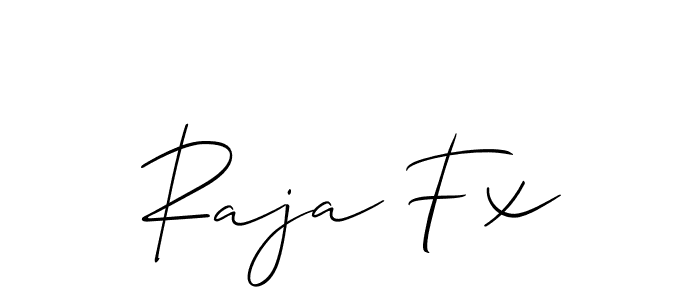 Once you've used our free online signature maker to create your best signature Allison_Script style, it's time to enjoy all of the benefits that Raja Fx name signing documents. Raja Fx signature style 2 images and pictures png
