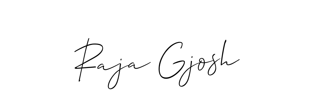 Similarly Allison_Script is the best handwritten signature design. Signature creator online .You can use it as an online autograph creator for name Raja Gjosh. Raja Gjosh signature style 2 images and pictures png
