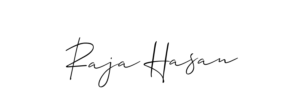 Raja Hasan stylish signature style. Best Handwritten Sign (Allison_Script) for my name. Handwritten Signature Collection Ideas for my name Raja Hasan. Raja Hasan signature style 2 images and pictures png