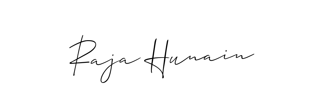 You can use this online signature creator to create a handwritten signature for the name Raja Hunain. This is the best online autograph maker. Raja Hunain signature style 2 images and pictures png