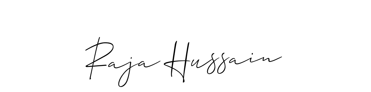 How to Draw Raja Hussain signature style? Allison_Script is a latest design signature styles for name Raja Hussain. Raja Hussain signature style 2 images and pictures png