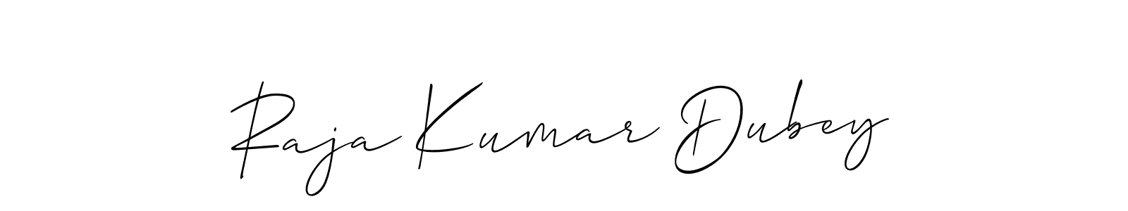 Also You can easily find your signature by using the search form. We will create Raja Kumar Dubey name handwritten signature images for you free of cost using Allison_Script sign style. Raja Kumar Dubey signature style 2 images and pictures png