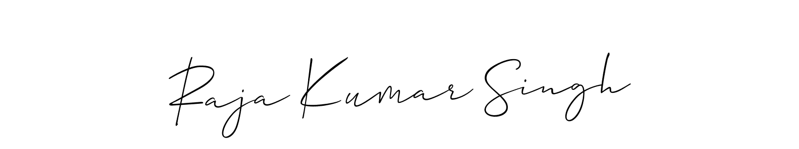 Raja Kumar Singh stylish signature style. Best Handwritten Sign (Allison_Script) for my name. Handwritten Signature Collection Ideas for my name Raja Kumar Singh. Raja Kumar Singh signature style 2 images and pictures png