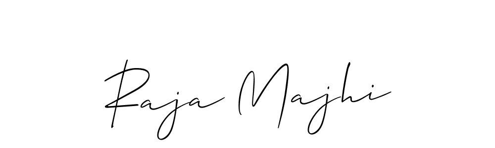 Design your own signature with our free online signature maker. With this signature software, you can create a handwritten (Allison_Script) signature for name Raja Majhi. Raja Majhi signature style 2 images and pictures png