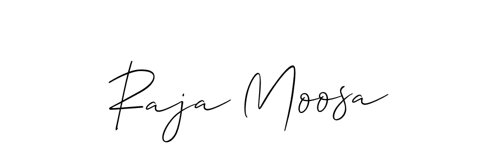 Once you've used our free online signature maker to create your best signature Allison_Script style, it's time to enjoy all of the benefits that Raja Moosa name signing documents. Raja Moosa signature style 2 images and pictures png